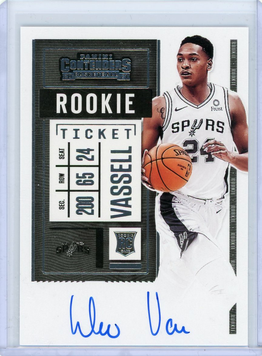 2020-21 Panini Contenders Basketball Variation Rookie Auto #119 Devin Vassell