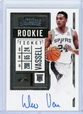 2020-21 Panini Contenders Basketball Variation Rookie Auto #119 Devin Vassell