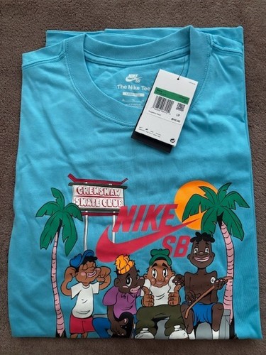 Crenshaw Skate Club Nike Blue Tee's