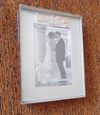 Image of BNIB Wedding Photo Frame 4" x 6" (10 x 15cm) Silver Frame