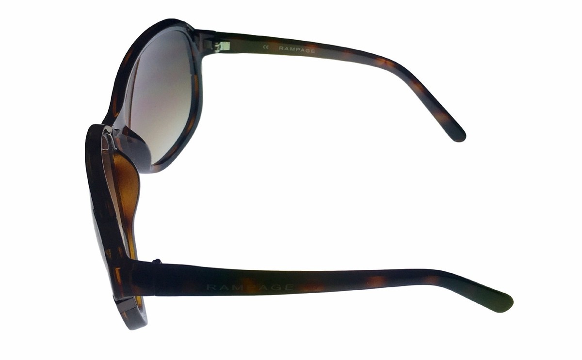 Rampage Womens Sunglass Tortoise Square Plastic, Brown  display picture 1