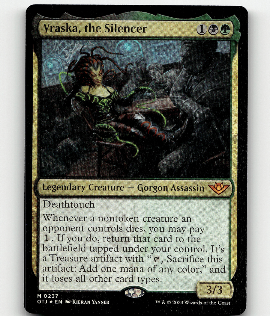 MTG ヴェズーヴァ　foil FOIL - MTG Vraska, the Silencer 237 - Outlaws of Thunder