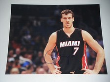MIAMI HEAT GORAN DRAGIC SIGNED 11X14