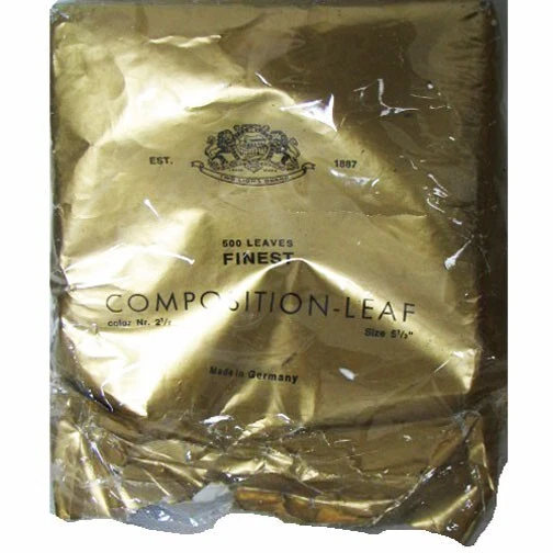 Marca Leones Alemania Mejor Composición-Hoja Lámina de Oro 350 Hojas 5.5"x5.5" Plus Foto 3 de 4