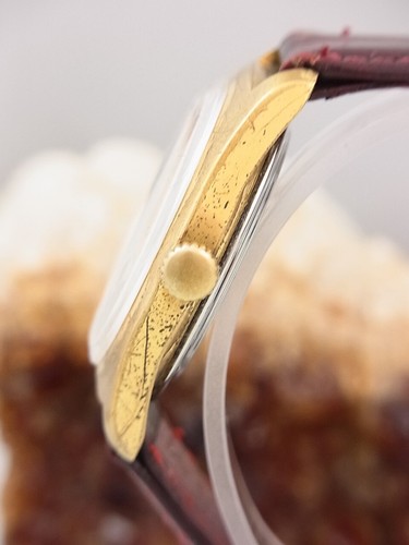 Kienzle Life 17Jewels Men's Watch Approx. 35 MM Steel Gold Plated Date Vintage - Picture 3 of 6