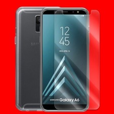 Wear-Resisting Screen Protector Film Slim TPU Case f Samsung Galaxy A6 SM-A600A