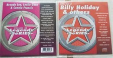 2 CDG LEGENDS KARAOKE DISCS BILLY HOLIDAY,BRENDA LEE,CONNIE FRANCIS MUSIC SONGS