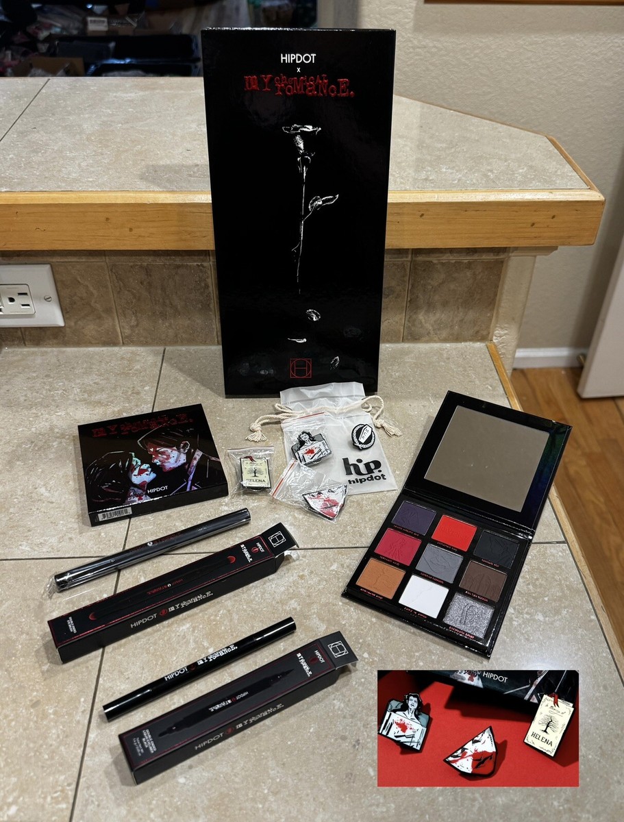 NEW HipDot x My Chemical Romance MCR PR Makeup Collection & Pins