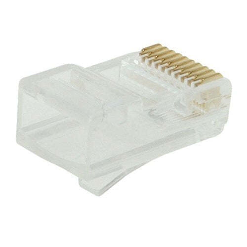 RJ50 10p10c Modularstecker (für Rundkabel, Litze) (Crimp) 10 Stück Packung - Bild 1 von 1