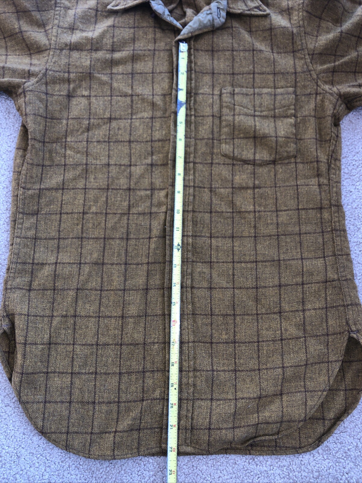 Pendleton Pure Virgin Wool Button Shirt Medium Mu… - image 14