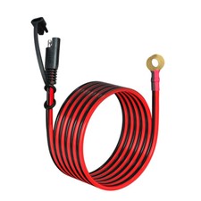 16AWG SAE to O Ring Connection Cable Adapter 12-24V Extension Cord For Car