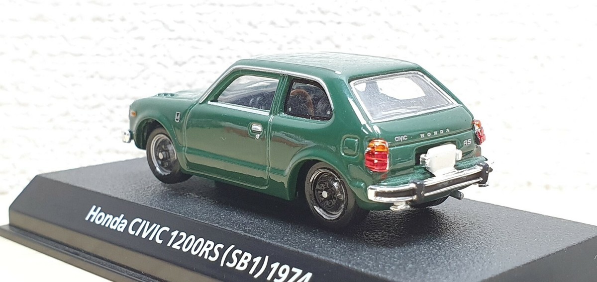1/64 Konami 1974 HONDA CIVIC 1200RS GREEN diecast car model | eBay