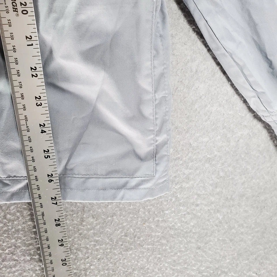 WonderWink Women Scrub Top XS Gray Wonder Work Long Sleeve Snap Button Pockets - Image 4 of 4