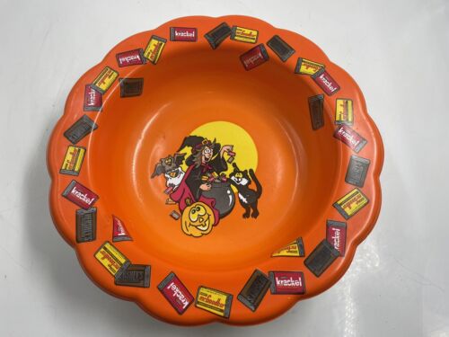 Vintage 1995 Berman Industries Hershey's chocolate plastic Halloween candy bowl, - Afbeelding 1 van 2