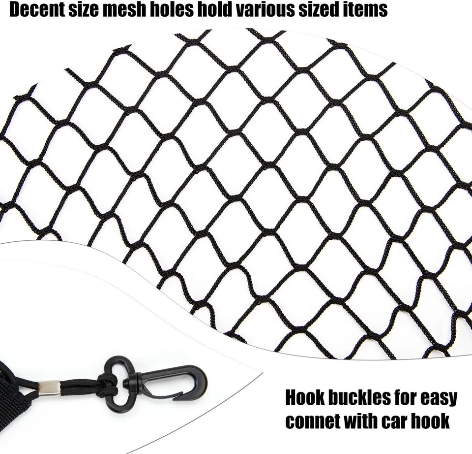 Red de carga trasera estilo sobre malla elástica de nailon para Suzuki Grand Vitara 06-2013 Foto 4 de 4