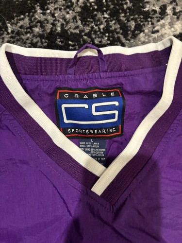 East Carolina Pirates Purple Windbreaker CS Large - Picture 3 of 5