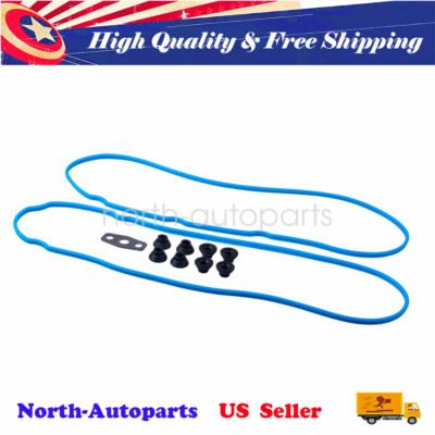 For 97-16 GMC Hummer Pontiac Chevrolet 4.8L 5.3L 6.0L Valve Cover Gasket Set LS3