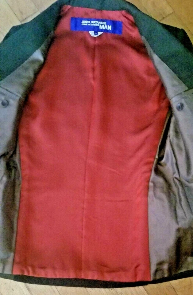 JUNYA WATANABE COMME des GARCONS HOMBRE PANEL BLAZER ESQUÍ SUÉTER CHAQUETA LANA TALLA S Foto 3 de 4