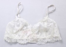 Victoria's Secret Women's Dream Angels Lace Bralette DM3 White Medium NWT
