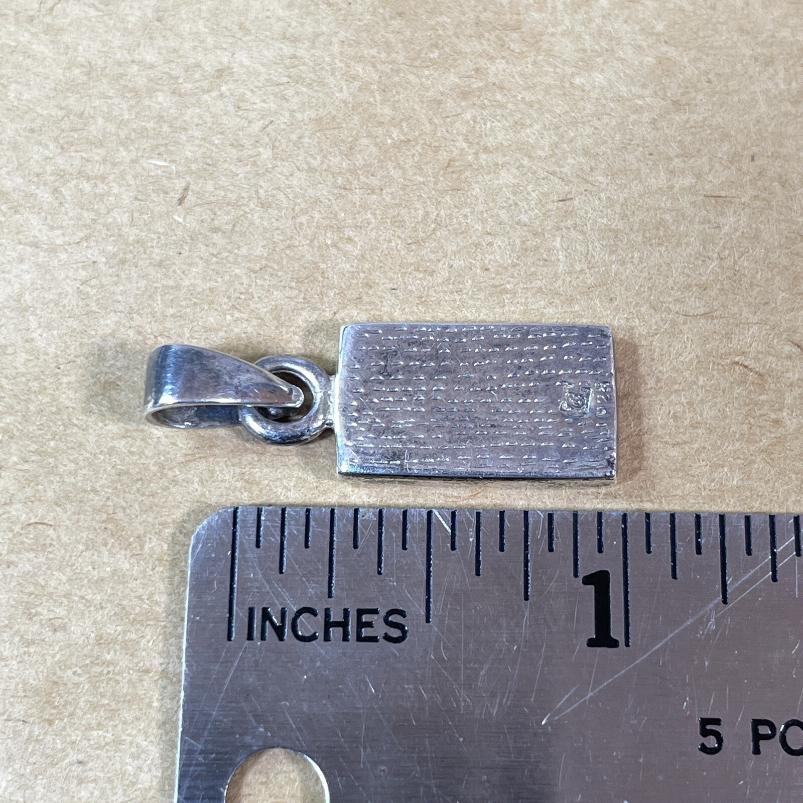 Sterling Silver 925 Rectangular Inlaid Abalone Sh… - image 9