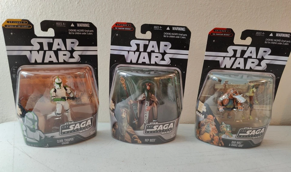 Star Wars The Saga Collection 2006 Darth Vader Rebel Trooper 7 piezas Lote A Foto 2 de 4