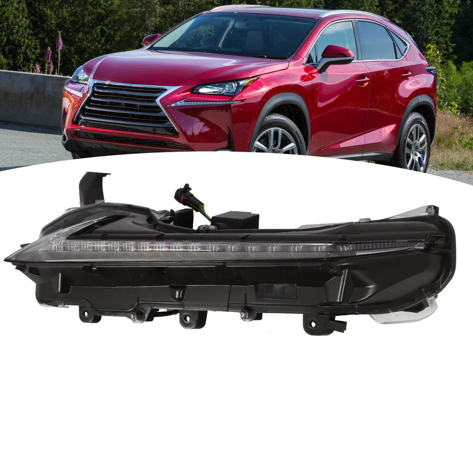 Luz de señal de giro LED izquierda para Lexus NX200t/300/300h 15-21 Foto 2 de 4