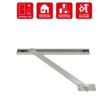 Door Restrictor, Door Stay, 90° Opening Door Angle, Mortice Overhead, Reversible