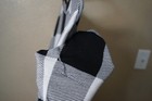 Secret Treasures black white chekered L 12/14 round neck long sleeve top — photo 4