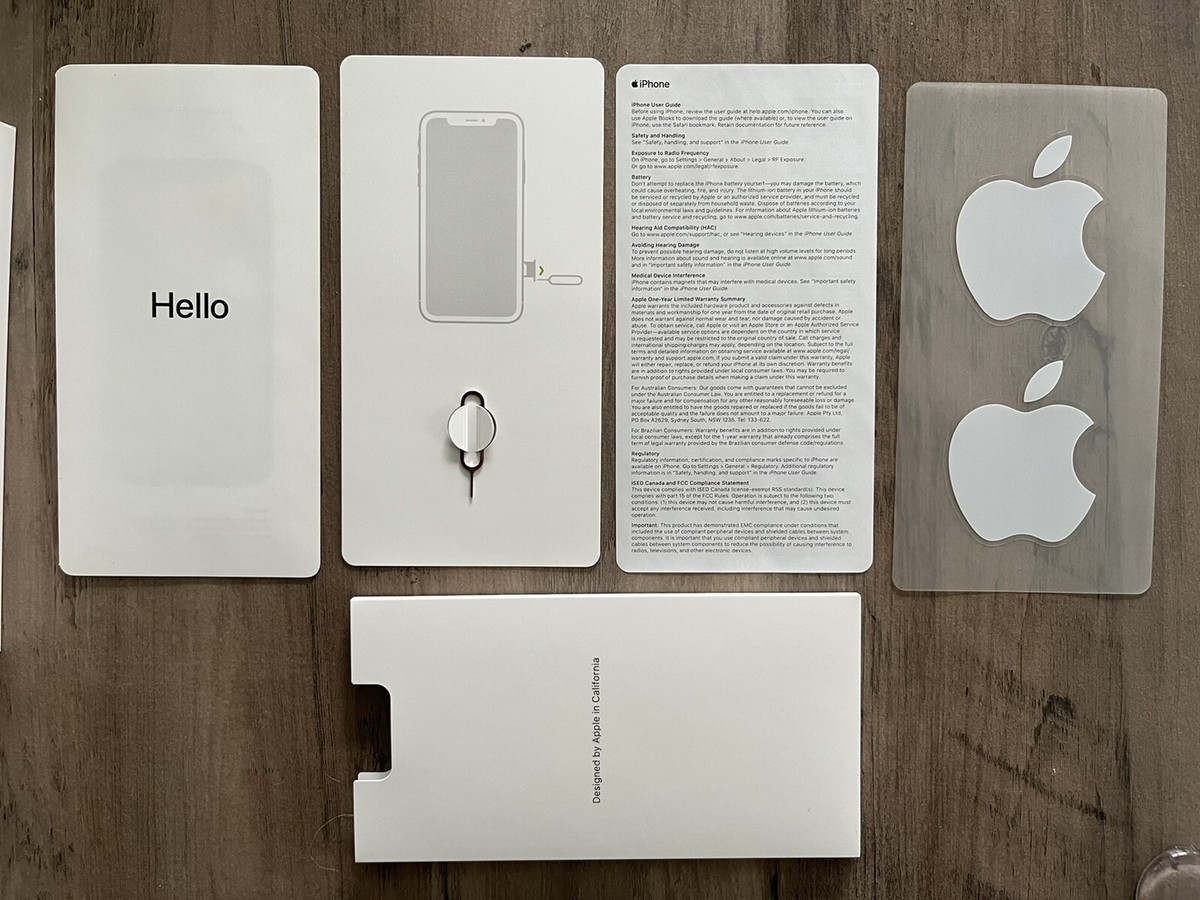 Original Retail Packaging For Apple iPhone XR 64GB / Black Original Retail Packaging For Apple iPhone XR 64GB / Black