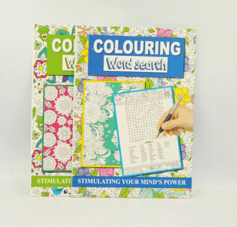 2x Mind Relaxing Colouring Book Books Kids - Adult Stress Relief Colour Therapy  - Image 4 of 4