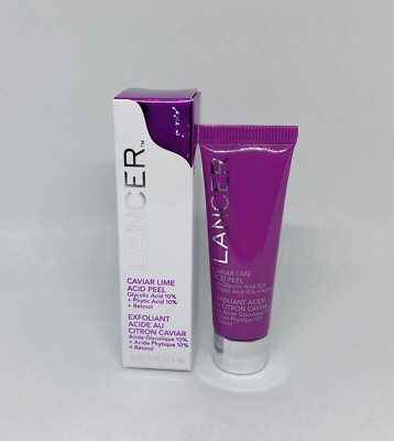 Lancer Caviar Lime Acid Peel 0.25oz / 7.5ml New