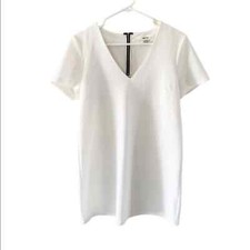 Sans Souci ivory shift dress with zipper size medium