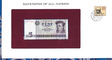 Banknotes of All Nations GDR East Germany 1975 5 Mark UNC P 27a IH003987 Low