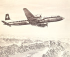 McDonnell Douglas Dc-7C Seven Seas In-Flight Aircraft Art Print 27