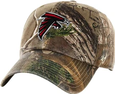 47 Brand Atlanta Falcons NFL Realtree Camo Clean Up Cap, One Size