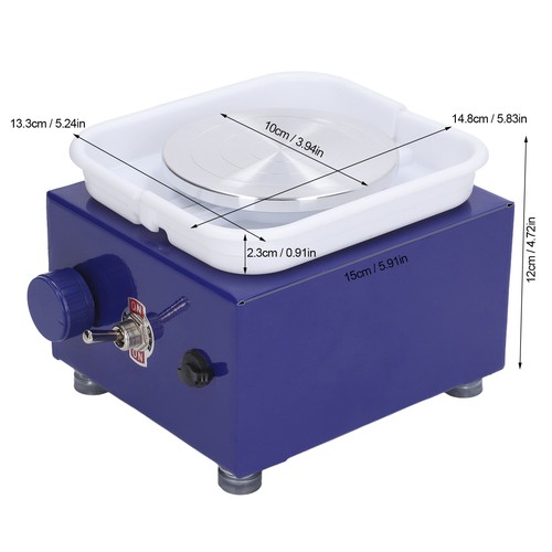 Kids Pottery Wheel Kit Easy Operation Compact Structure Widely Used UK Plug - Picture 3 of 12