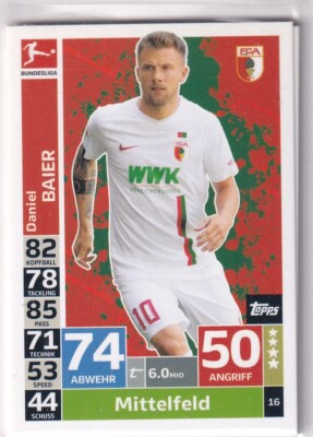 Match Attax Bundesliga 2018-19 No. 16 Daniel Baier