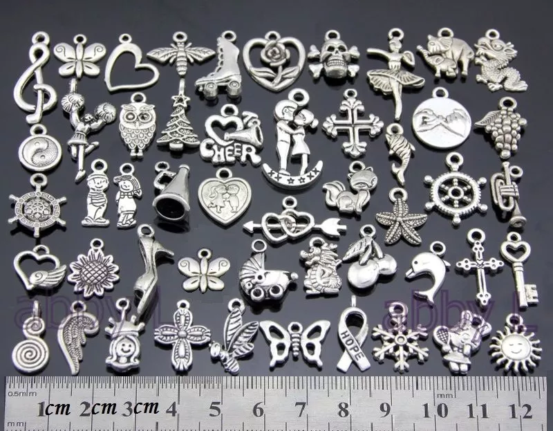Wholesale Bulk Lots Tibetan Silver Mixed Pendants Charms DY44 eBay