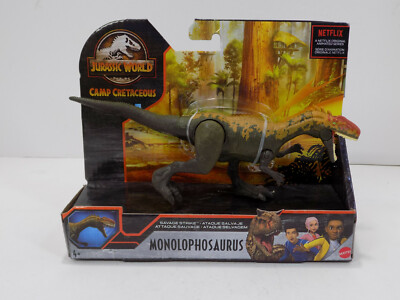 Jurassic Park World Monolophosaurus Strike Cretaceous Dinosaur Figure Toy