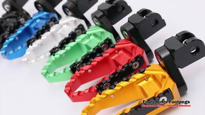 RED FRONT WIDE FOOT PEGS FOR KAWASAKI ZX-6R 636 NINJA 13-20 ZH2 20