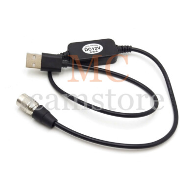 Cavo 12v Per Zoom F4 F8 Cavo Alimentazione DRRI 12V 4pin Hirose A D-Tap - Per Zoom F4/F8, Sound Devices, 60cm Con Regolazione Cavo Alimentazione Zoom F4 - Foto 2