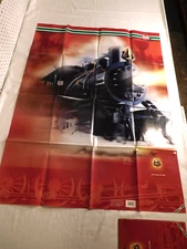 2 Vintage 2003 LGB of America 33 x 44 Double Sided Model Train Poster Lot