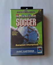Sega Mega Drive -Sensible Soccer European Champions - Boxed with Manual