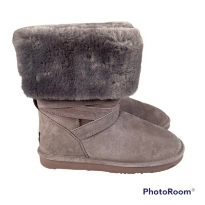 Lamo Womens Savoy Tall Boot Mushroom Size 9