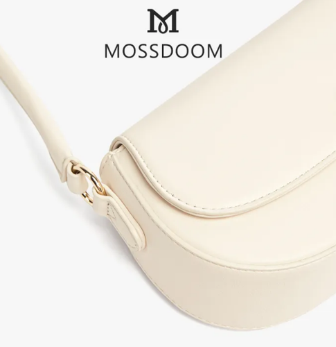 Shoulder Bag White Women's Soft PU Faux Leather Purse Small Designer Handbag - Picture 8 of 11