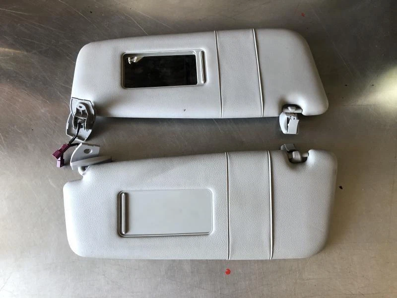 2004-2010 BMW E60 525i 528i 530i 535i Sun Visors Left & Right Set Vinyl OEM - Image 2 of 4