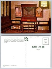 Father Smith Organ St. Luke's Old Brick Church Smithfield VA Postcard