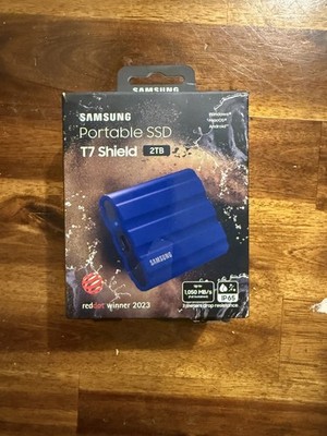 Samsung T7 Shield 2TB, USB 3.2, 2.5'' External SSD - Blue (MU-PE2T0R/AM)