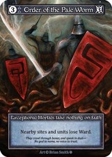 Sorcery: Contested Realm GT Order of the Pale Worm (Foil) (Foil, Exceptional, NM