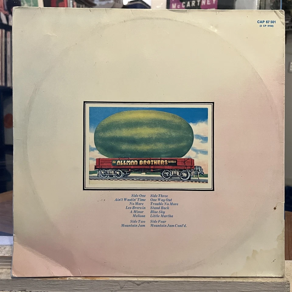 [ROCK/POP]~VG+ 2 DOUBLE LP~The ALLMAN BROTHERS BAND~Eat A Peach~[1972]~GERMANY~ - Image 2 of 4